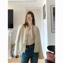 Nude Knitted Cardigan HSN:SKU:NI019