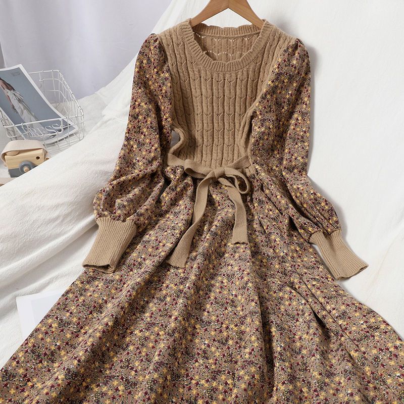 Floral Knitted Dress