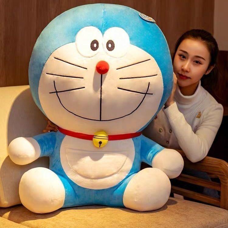 Cute Doraemon Plush Toy – Soft Cat Pillow Doll, Perfect Birthday Gift for Girls and Children