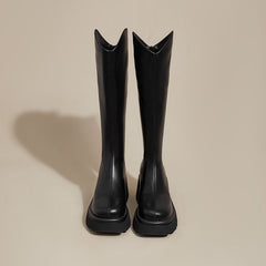 V-shaped Thick-soled Woodpecker Long Boots for Women