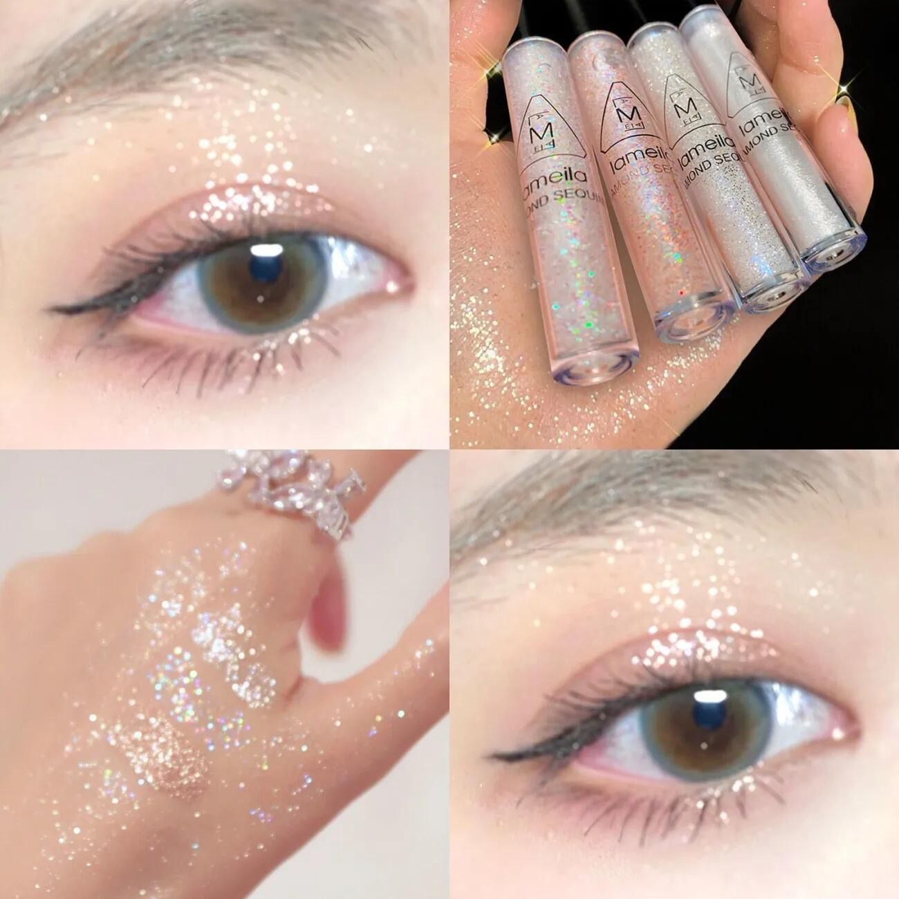 One Drop Tear Liquid Eyeshadow - Holographic Highlighter, Super Shimmering Glitter for Under-Eye Highlight