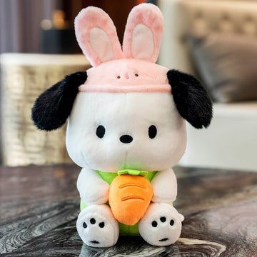 Dog Carrot Soft Toy | Plush Dog Toy with Carrot Design for Kids & Pet Lovers