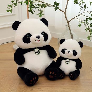 Locket Panda Soft Toys - Adorable Plush Bears with Heartfelt Charm