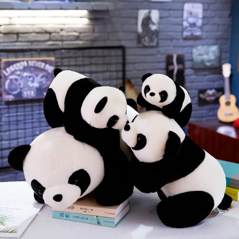 Locket Panda Soft Toys - Adorable Plush Bears with Heartfelt Charm