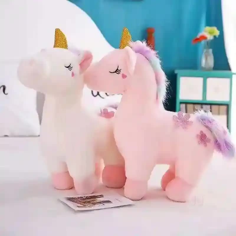 Gold Unicorn Soft Toys - Magical Plush Unicorns for Cuddles and Joy