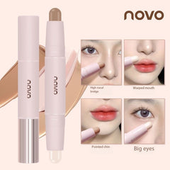 NOVO contour stick pen waterproof facial brightening natural matte highlight nose shadow contouring all-in-one