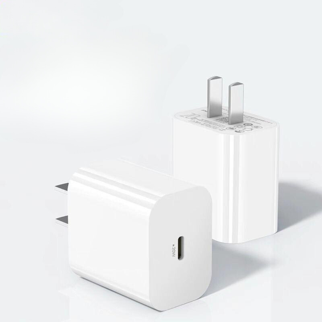 Pisen 20W GaN Fast Charger with Type-C Cable for iPhone