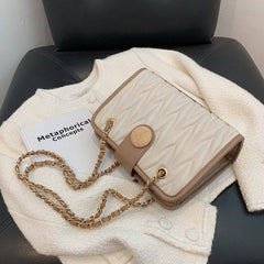 Nude And Brown Cross body bag for women