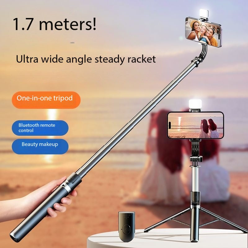 Multifunction Bluetooth Selfie Stick Tripod - Portable Outdoor Phone Stand