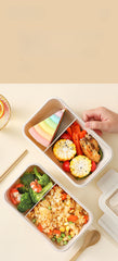 Large Capacity Lunch Box with Lid, Microwaveable, Insulated Food Container for Office Workers, Bento Box, Dinnerware Set for One Person