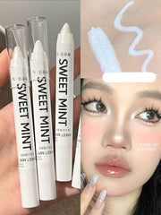 Glitter Eyeliner Highlighter Pencil Long Lasting Brightening Eyes Corner Pearly White Eyeshadow Pen Shiny Eye Cosmetic