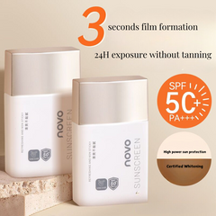 NOVO Sunscreen: UV Protection, Isolation, 2-in-1 Anti-Aging, Long-Lasting Sunscreen Lotion, Refreshing and Non-Greasy.