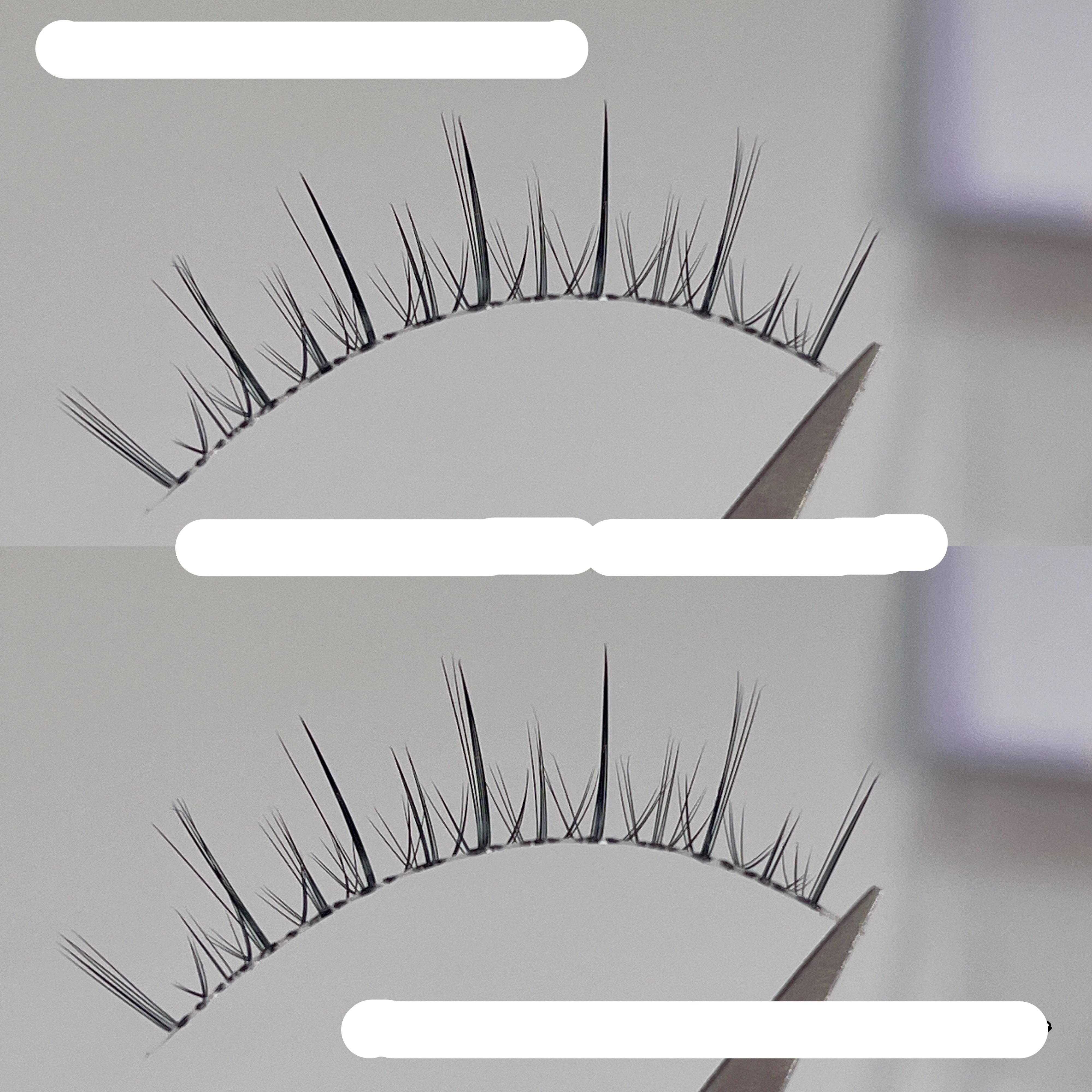 Cute eyelashes transparent fishing line stalk eyelashes natural daily