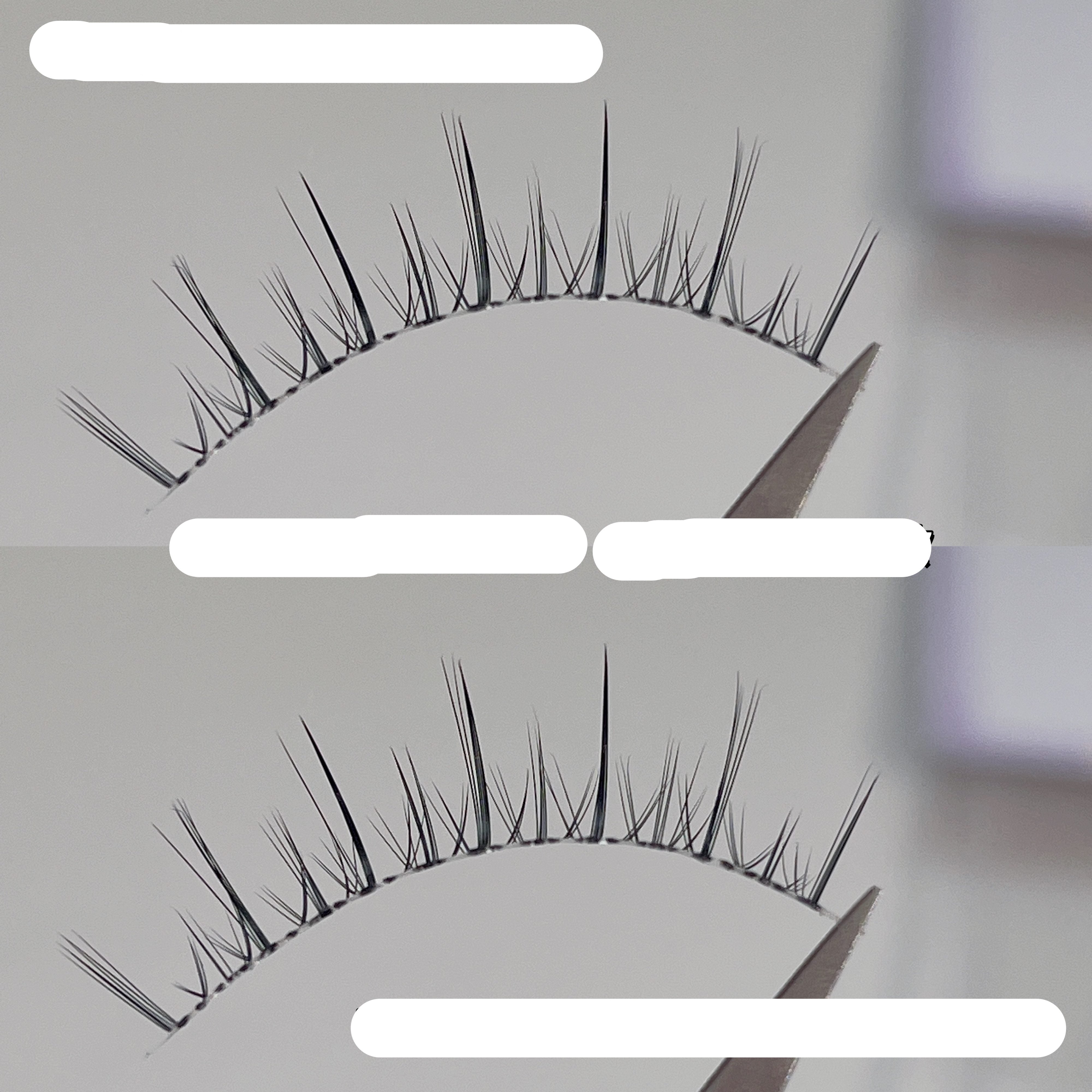 Cute eyelashes transparent fishing line stalk eyelashes natural daily