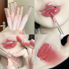 Bubble lip glaze water light glass lip gloss lipstick lasting and not fading lip gloss.