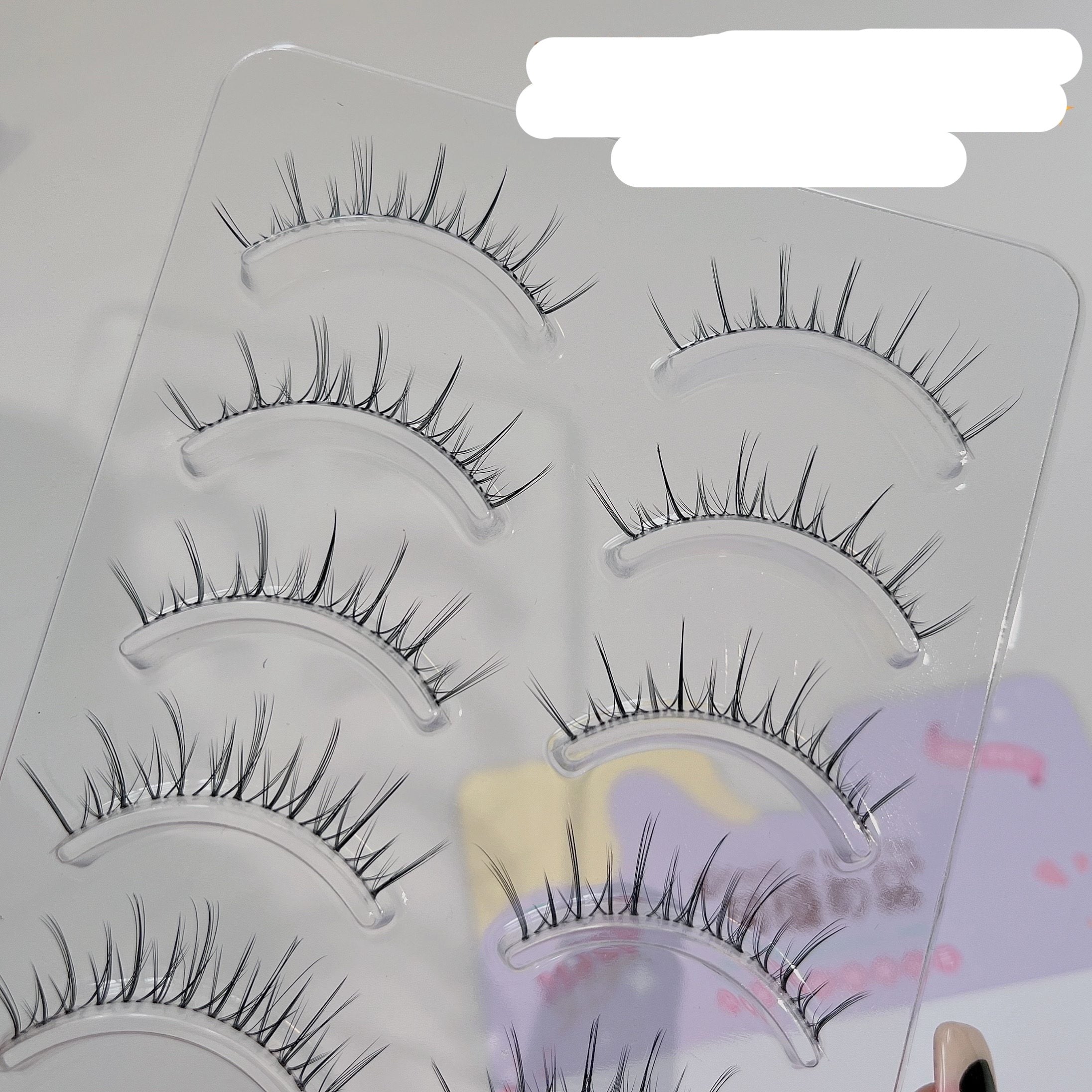 Cute eyelashes transparent fishing line stalk eyelashes natural daily