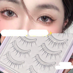 Cute eyelashes transparent fishing line stalk eyelashes natural daily