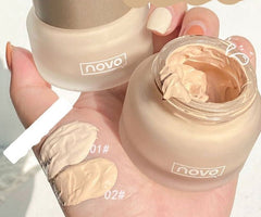 Genuine novo liquid foundation dry skin mixed oil skin concealer moisturizing long-lasting non-makeup bb cream.