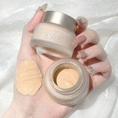 Genuine novo liquid foundation dry skin mixed oil skin concealer moisturizing long-lasting non-makeup bb cream.