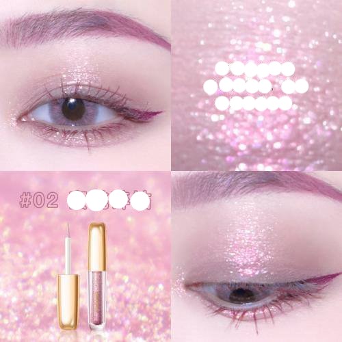 Novo Crystal Glitter Eyeshadow: High-Pigment, Quick-Drying, and Long-Lasting Beauty with High Impact Sparkle