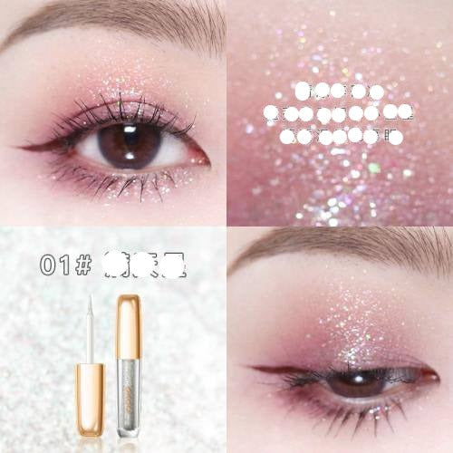 Novo Crystal Glitter Eyeshadow: High-Pigment, Quick-Drying, and Long-Lasting Beauty with High Impact Sparkle