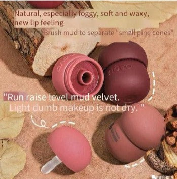 Novo Mushroom Filling Lip Mud: Matte, Long-lasting, Non-Stick, Fade-Resistant Discover Radiant Lips