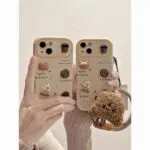 Coffee Bear Silicone Phone Case – Cute & Stylish Protection - Image 2