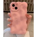 Bubble Cloud Wave iPhone Case – Matte Solid Color Cover for iPhone  Series - Image 5