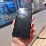 Cute Hello Kitty Tempered Glass Screen Protector – Anti-Fingerprint Cartoon Design