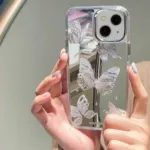 Butterfly Mirror iPhone Case – Elegant Reflective Design - Image 3
