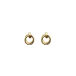 Baroque Metal No-Hole Ear Clips for Women | Exaggerated INS Style Round Hoop Earrings - Image 4