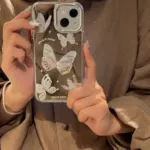 Butterfly Mirror iPhone Case – Elegant Reflective Design - Image 4