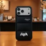 Bat Logo Shockproof Puffer Style Phone Case for iPhone - Image 4