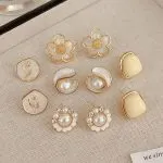 Simple and versatile pearl earrings new trendy Internet celebrity temperament earrings - Image 3