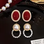 Pearl Stud Earrings Set - Unique Lightweight Luxury Design - Image 10