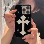 Dark Gothic Cross iPhone Case –  Soft Design - Image 4