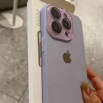Litchi Leather Texture iPhone Case – Premium & Shockproof - Image 3