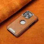 Premium Leather Texture MagSafe iPhone Case – Shockproof for iPhone - Image 6