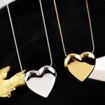 Double-Sided Heart Titanium Steel Necklace – Light Luxury Clavicle Chain - Image 7