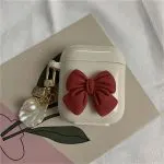 Princess Bow Pearl Shell Wireless Earbuds Case - Image 5