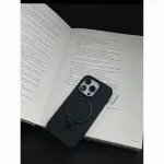Minimalist Red Liquid Silicone Phone Case with Stand – Full Protection Shockproof Cover - Image 10