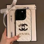 Luxury Quilted Leather iPhone Case – High-End Personalized Designer-Inspired Cover