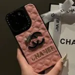 Luxury Quilted Leather iPhone Case – High-End Personalized Designer-Inspired Cover - Image 2