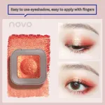 NOVO keyboard fingertip cool eye shadow matte high flash mashed potato texture eye shadow palette