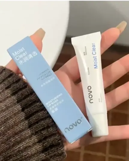 NOVO - Moisturizing Lip Serum & Overnight Lip Mask Hydrating Nourishing Lip Oil Balm