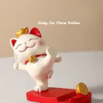 Cute Siamese Cat Phone Stand – Desktop & Bedside Decorative Holder - Image 5