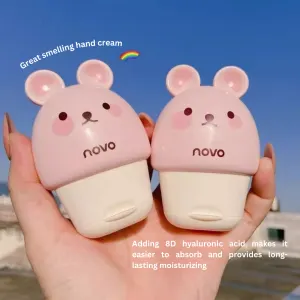 NOVO Bear Fragrance Hand Cream – Moisturizing, Hydrating, Non-Greasy, Anti-Dryness for Men and Women