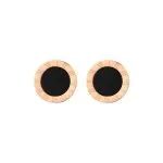 Titanium Steel Roman Numeral Stud Earrings Minimal Luxury Design - Image 7