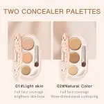 Novo 3 Color Concealer Palette for Acne and Dark Circles - Image 7