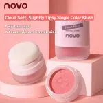NOVO Monochrome Blush Matte Natural High Light Portable Fine Powder Blush - Image 2